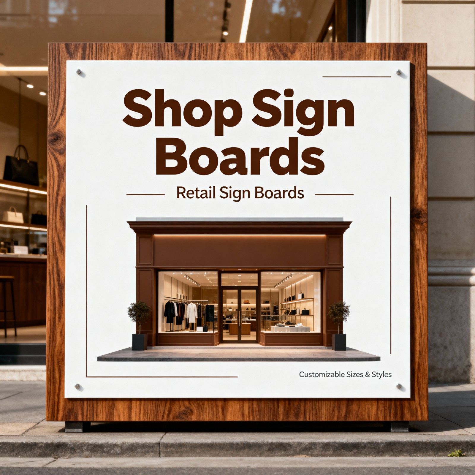 Shop Sign Boards — Design 02